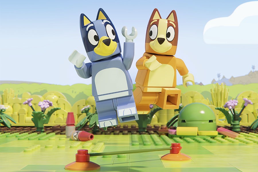 BBC Studios and LEGO Take Bluey into Animated Brick Universe