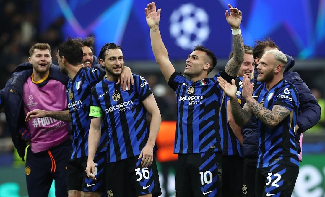 Wed, Apr 30, 2025: Champions League's Barcellona VS Inter (NOVE) won pt slot (5.6m-27.5%); Canale 5's drama Tutto Quello Che Ho closed with 13.1%