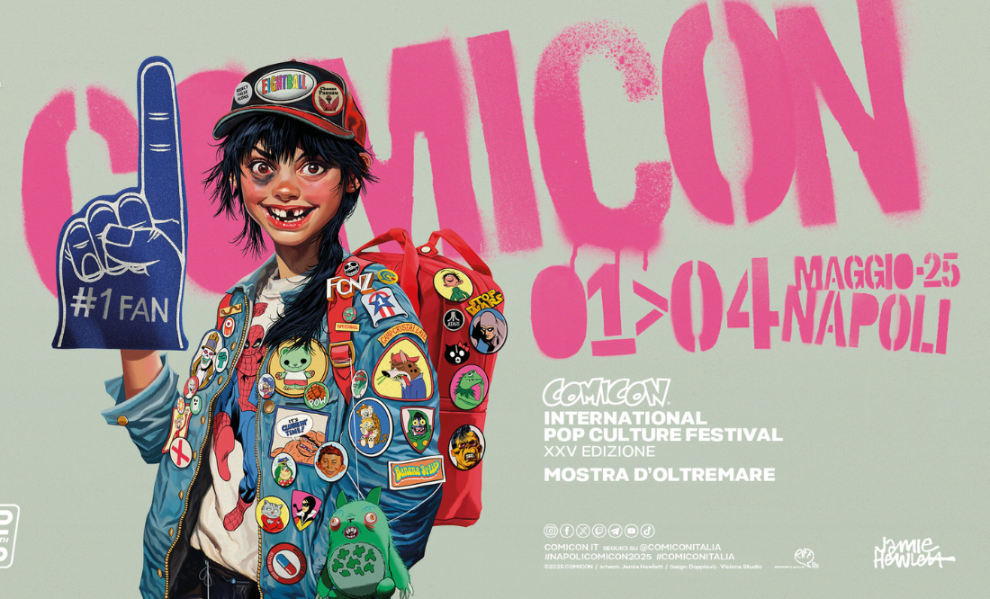 COMICON Naples 2025 Celebrates 25 Years of Pop Culture, Premieres, and Global Guests