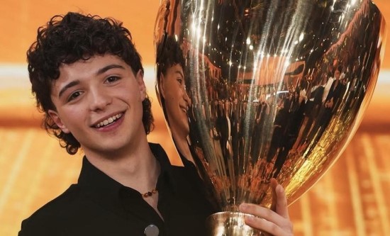 Italian Top 10 (May 11–17, 2026): Event-Driven Week Dominates Charts with Coppa Italia (#1), Eurovision (#2), and Amici Finale (#3). Detective Drama 'Buonvino' Closes at #4; Italian-Finnish Film 'Lapponia I Love Iù' Debuts at #9