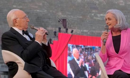 Pippo Baudo presents 3 opera masterpieces at Verona Arena