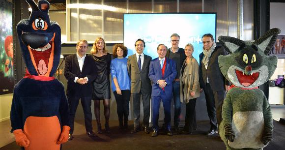 Grand Opening of a brand new animation studio of Cyber Group