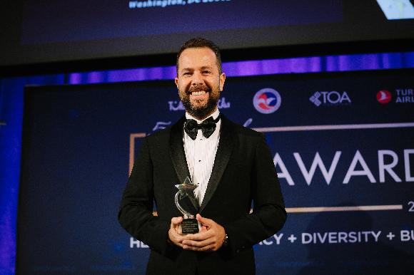 CEO Izzet Pinto received a prestigious award at the TOA in Washington 