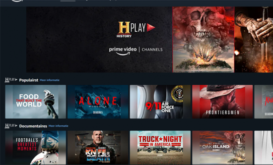 History Play and Crime+Investigation Play now available on Prime Video Channels in the Netherlands