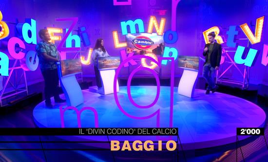 LA1 new game show Solo1lettera doubled the channel's average share with an audience share of 54.6% 