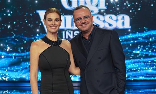 Wed, Nov 19, 2025: Canale 5 premiered new music-variety show with Gigi D'Alessio and Vanessa Incontrada (20.3%); rerun Montalbano (18.3%); La Corrida drops down (2.3% + 3.7%)