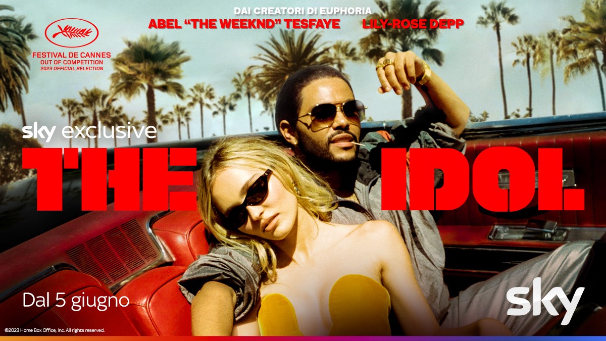 Sky Exclusive drama series “The Idol”, starring The Weeknd e Lily-Rose Depp, gets new key art ahead of its debut 
