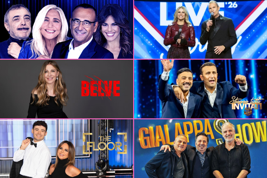 Italian Unscripted Premieres APRIL 2026: The Spring TV Roundup As Music Specials, Reality Hits, and Comedy Comebacks