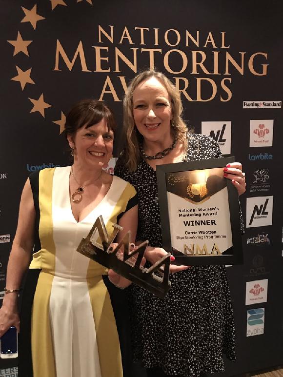 Rise was recognised by the National Mentoring Awards 
