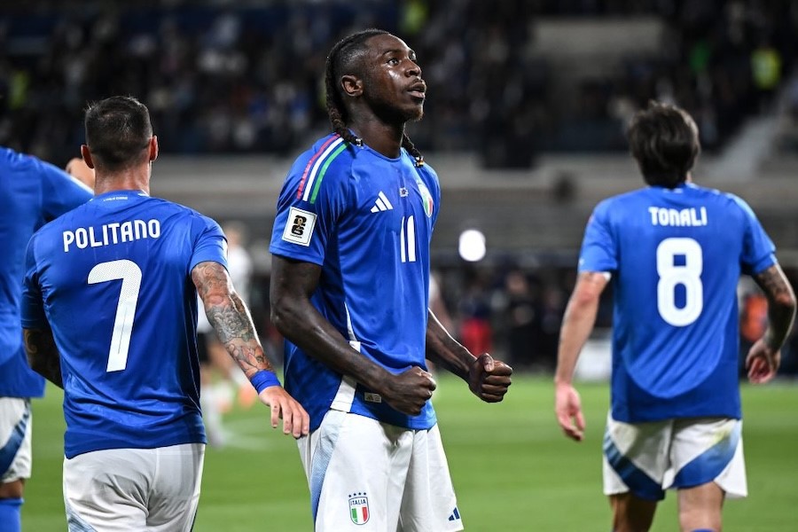 Italian TOP 10 (Sep 1-7, 2025): Football match Italia VS Estonia dominates the chart; Turkish drama La Notte nel Cuore (#4, #5) and Tradimento (#7); Alessandra Amoroso's concert (#6); many movies and reruns