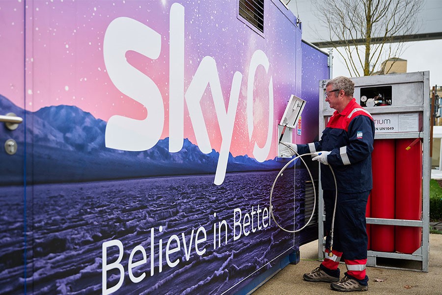 Sky Unveils First of its Kind Clean Power System for Film and TV Production