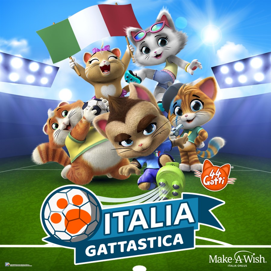 Charity show Italia Gattistica produced by Rainbow and Antoniano for Rai Ragazzi