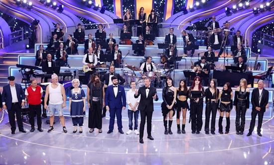 Wed, Nov 5, 2025: Rerun Montalbano won pt slot (18.6%); music event dedicated to Pavarotti (15.7%); debut for La Corrida (4.3%)