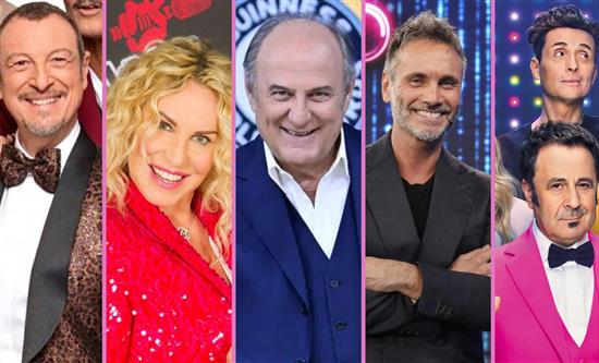 February was entirely dominated by Sanremo Music Festival on Rai 1 that closed with 14.3mln viewers