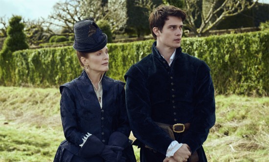 Julianne Moore and Nicholas Galitzine’s first photos from the new Sky Original period drama Mary & George’s set