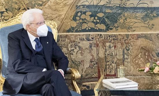 Andrea Scrosati CEO of Fremantle received by Italian President Sergio Mattarella