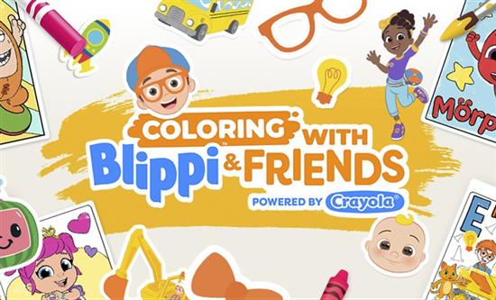 Moonbug Entertainment Launches Coloring with Blippi & Friends App, Powered by Crayola