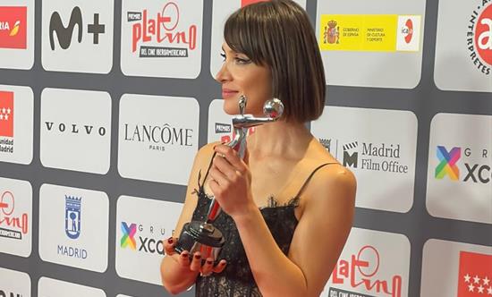 Daniela Ramírez won the prize of Best actress in a TV series for Isabel 