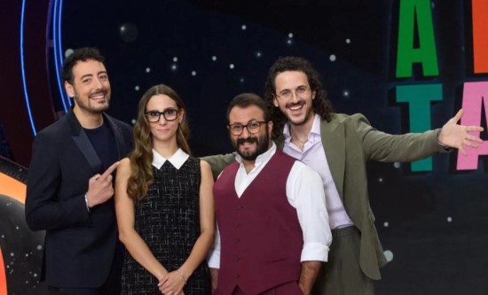 Tue, Mar 3, 2026: Canale 5's football match Como VS Inter won pt slot (19.2%); Rai 1's TV movie Gloria - The Return (16.9%); on Rai 2 debuted Stasera a Letto Tardi (5.5%)