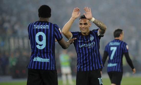 Wed, May 13, 2026: Canale 5's Coppa Italia's Match Lazio VS Inter Dominated the Night (5.5m-27.8%); Rai 1's Comedy Movie (13.6%); Turisti per Case (2.3%); Chi l'ha visto (9.7%)